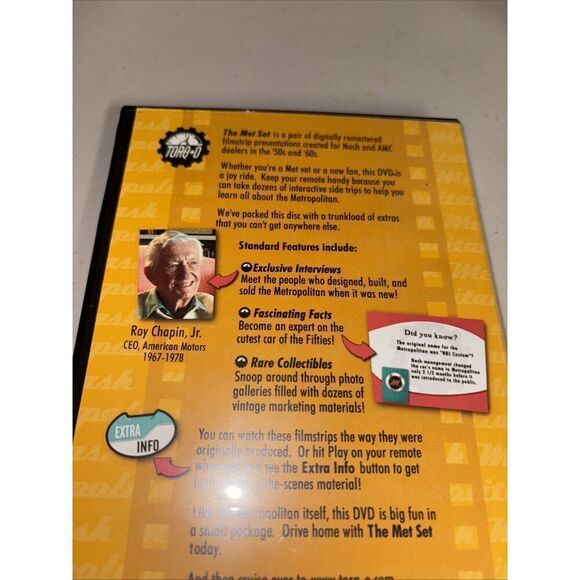 dvd: The Met Set: 2 Filmstrip Presentations for Car Dealers on Nash Metropolitan - Picture 2 of 2